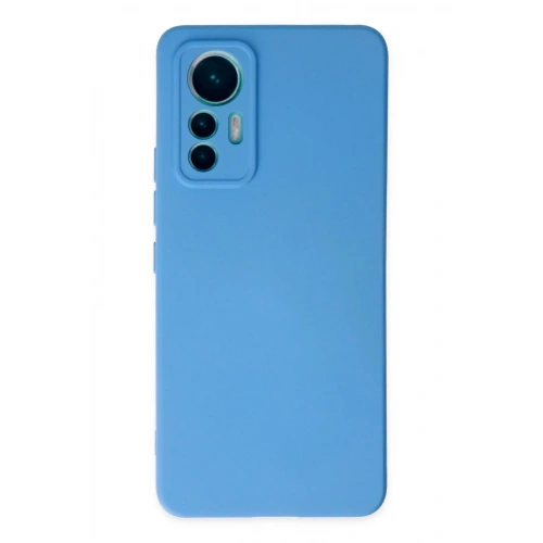 Mey İthalat®   Mi 12 Lite Kılıf Nano içi Kadife Silikon - Mavi