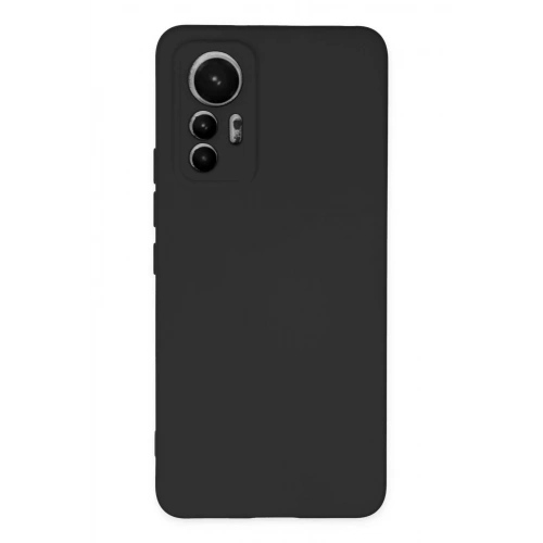 Mey İthalat®   Mi 12 Lite Kılıf Nano içi Kadife Silikon - Siyah