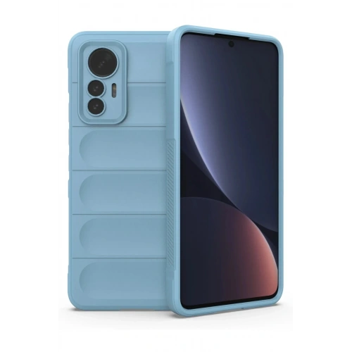 Mey İthalat®   Mi 12 Lite Kılıf Optimum Silikon - Sky Blue