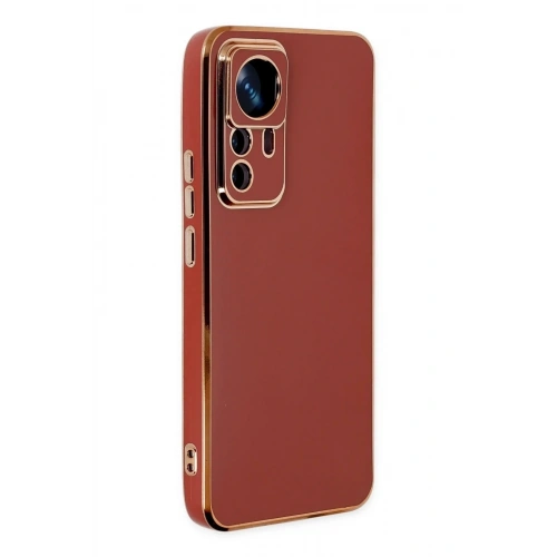 Mey İthalat®   Mi 12T Pro Kılıf Volet Silikon - Kırmızı