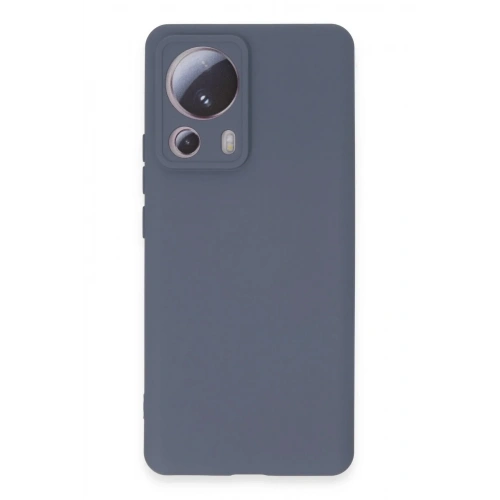 Mey İthalat®   Mi 13 Lite Kılıf Nano içi Kadife Silikon - Gri