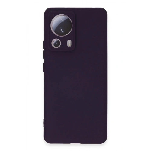 Mey İthalat®   Mi 13 Lite Kılıf Nano içi Kadife Silikon - Mor