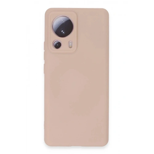 Mey İthalat®   Mi 13 Lite Kılıf Nano içi Kadife Silikon - Pudra
