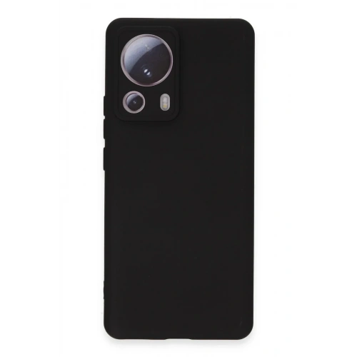 Mey İthalat®   Mi 13 Lite Kılıf Nano içi Kadife Silikon - Siyah