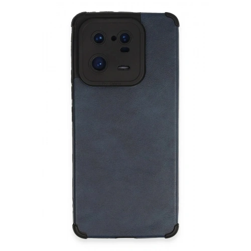 Mey İthalat®   Mi 13 Pro Kılıf Loop Deri Silikon - Lacivert