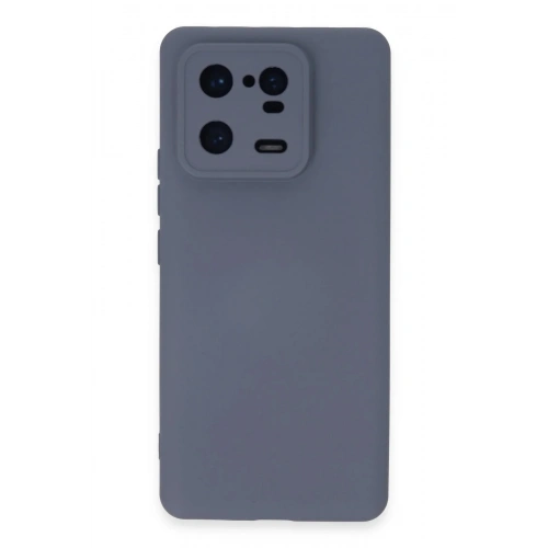 Mey İthalat®   Mi 13 Pro Kılıf Nano içi Kadife Silikon - Gri
