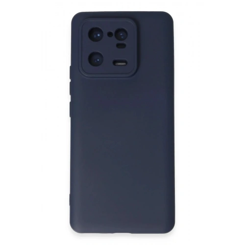Mey İthalat®   Mi 13 Pro Kılıf Nano içi Kadife Silikon - Lacivert