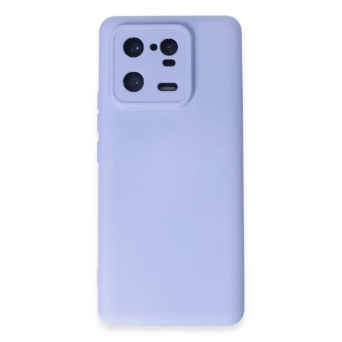 Mey İthalat®   Mi 13 Pro Kılıf Nano içi Kadife Silikon - Lila