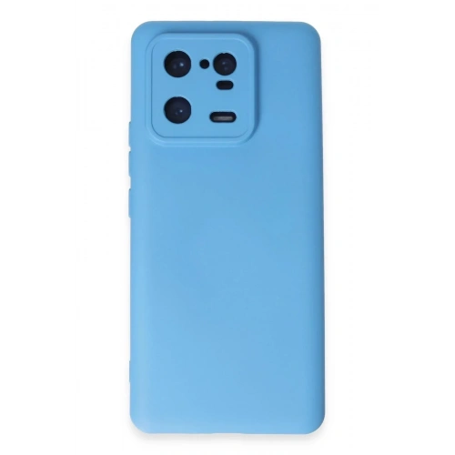 Mey İthalat®   Mi 13 Pro Kılıf Nano içi Kadife Silikon - Mavi