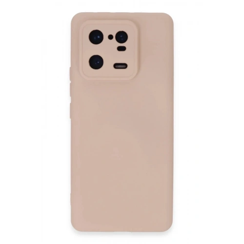 Mey İthalat®   Mi 13 Pro Kılıf Nano içi Kadife Silikon - Pudra