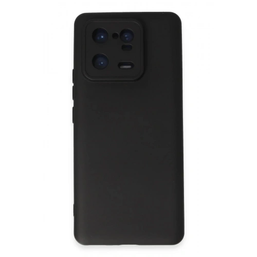 Mey İthalat®   Mi 13 Pro Kılıf Nano içi Kadife Silikon - Siyah