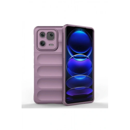 Mey İthalat®   Mi 13 Pro Kılıf Optimum Silikon - Mor