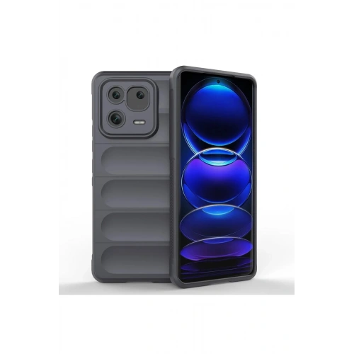 Mey İthalat®   Mi 13 Pro Kılıf Optimum Silikon - Siyah