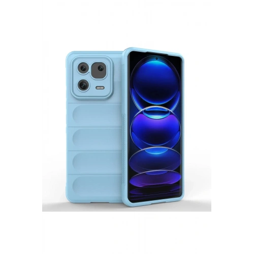 Mey İthalat®   Mi 13 Pro Kılıf Optimum Silikon - Sky Blue