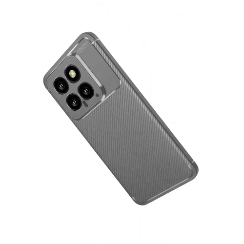 Mey İthalat®   Mi 14T Kılıf Auto Focus Karbon Kapak - Gri