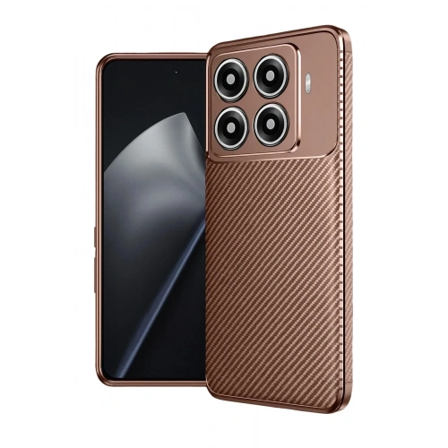 Mey İthalat®   Mi 15T Pro Auto Focus Karbon Kapak - Kahverengi