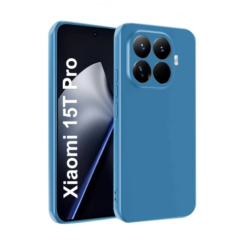Mey İthalat®   Mi 15T Pro First Silikon - Mavi