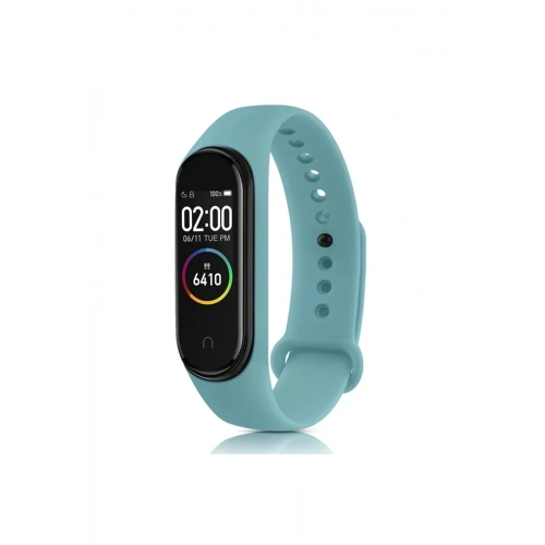Mey İthalat®   Mi Band 6 Klasik Kordon - Bebek Mavisi