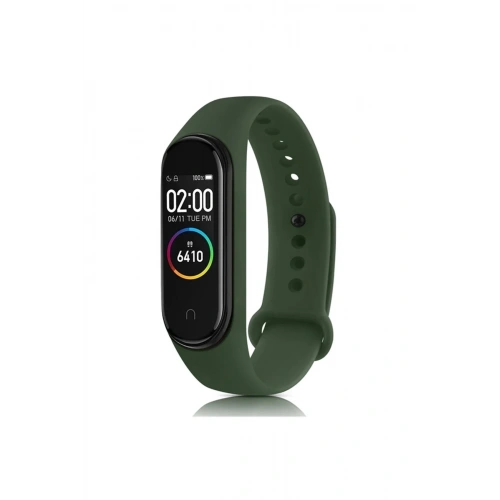 Mey İthalat®   Mi Band 7 Klasik Kordon - Haki Yeşil