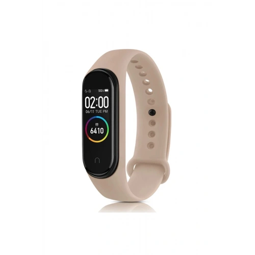 Mey İthalat®   Mi Band 7 Klasik Kordon - Pudra