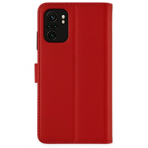 Mey İthalat®   Mi Note 10 Trend S Plus Kapaklı Kılıf - Kırmızı