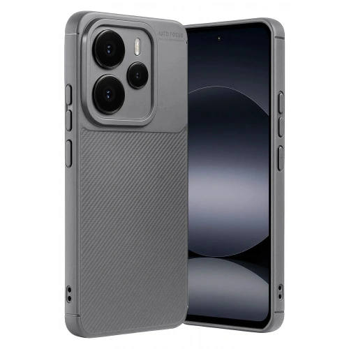 Mey İthalat®   Note 14 5G Auto Focus Karbon Kapak - Gri