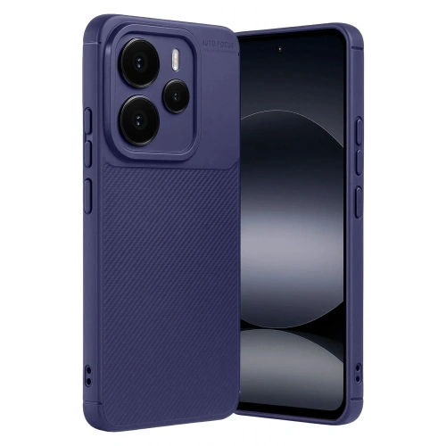 Mey İthalat®   Note 14 5G Auto Focus Karbon Kapak - Lacivert