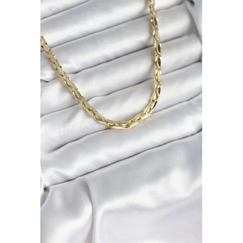 Mey İthalat® Pirinç Gold Renk 60 cm Zincir Kadın Kolye
