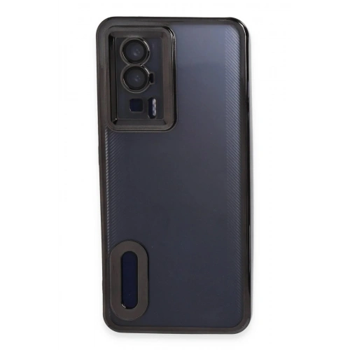 Mey İthalat®   Poco F5 Pro Kılıf Slot Silikon - Siyah