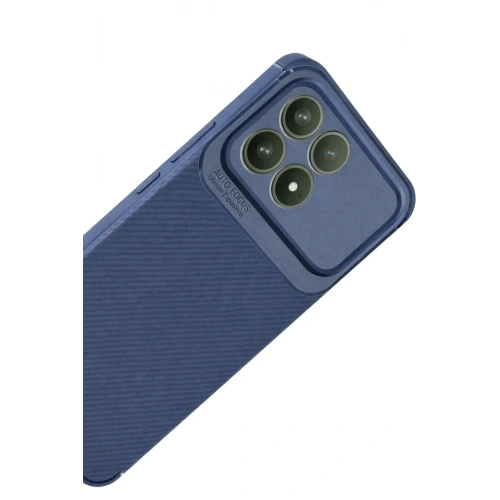 Mey İthalat®   Poco F8 Pro Auto Focus Karbon Kapak - Lacivert