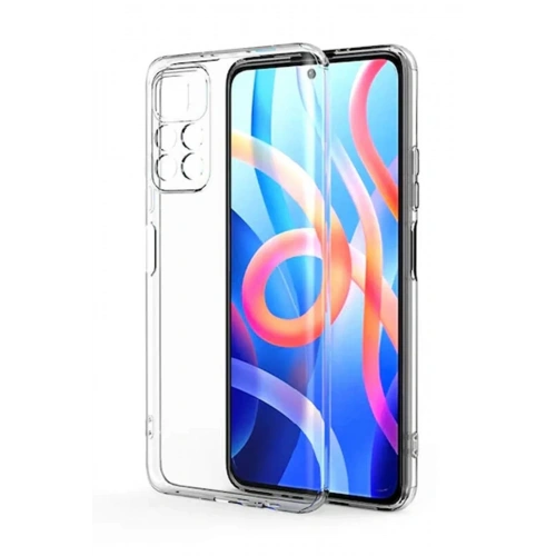 Mey İthalat®   Poco M4 Pro 4G Kılıf Lüx Şeffaf Silikon