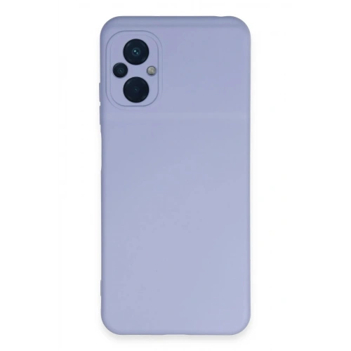 Mey İthalat®   Poco M5 Kılıf Nano içi Kadife Silikon - Lila