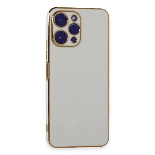 Mey İthalat®   Poco M6 Pro 5G Kılıf Volet Silikon - Beyaz