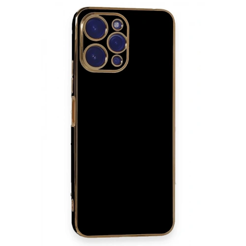 Mey İthalat®   Poco M6 Pro 5G Kılıf Volet Silikon - Siyah