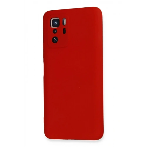 Mey İthalat®   Poco X3 GT Kılıf Nano içi Kadife Silikon - Kırmızı