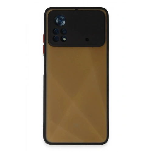 Mey İthalat®   Poco X4 Pro 5G Kılıf Montreal Silikon Kapak - Siyah