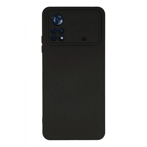 Mey İthalat®   Poco X4 Pro 5G Kılıf Nano içi Kadife Silikon - Siyah
