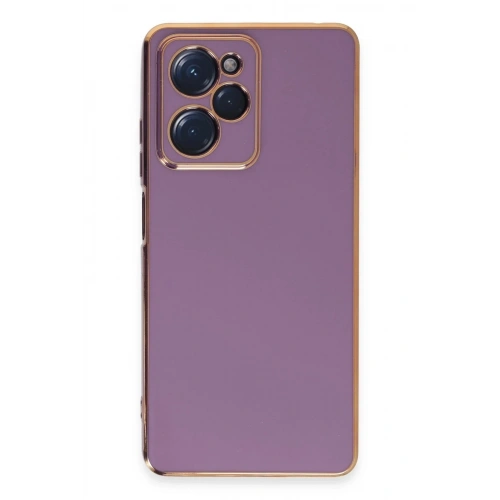 Mey İthalat®   Poco X5 Pro 5G Kılıf Volet Silikon - Mor