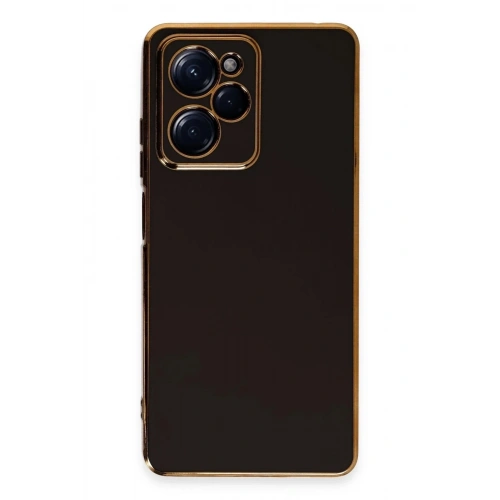 Mey İthalat®   Poco X5 Pro 5G Kılıf Volet Silikon - Siyah