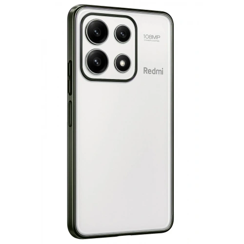 Mey İthalat®   Poco X6 Pro Kılıf  Lensli Silikon - Yeşil