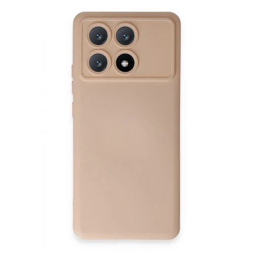 Mey İthalat®   Poco X6 Pro Kılıf Nano içi Kadife Silikon - Pudra