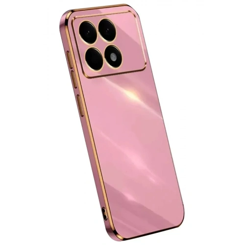 Mey İthalat®   Poco X6 Pro Kılıf Volet Silikon - Mor