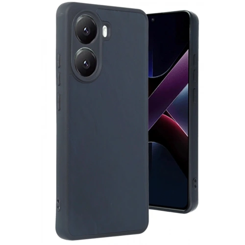 Mey İthalat®   Poco X7 Pro Kılıf Aras Deri Kapak - Lacivert