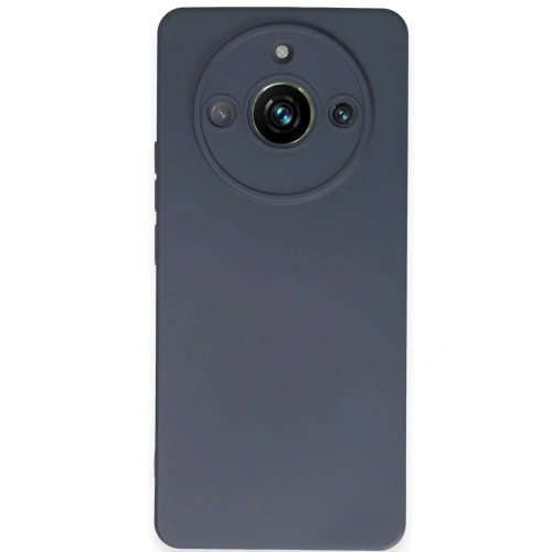 Mey İthalat®  Realme 11 Pro Kılıf Nano içi Kadife Silikon - Gri