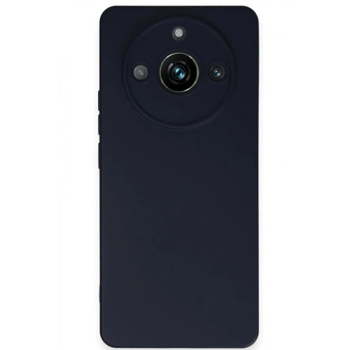 Mey İthalat®  Realme 11 Pro Kılıf Nano içi Kadife Silikon - Lacivert