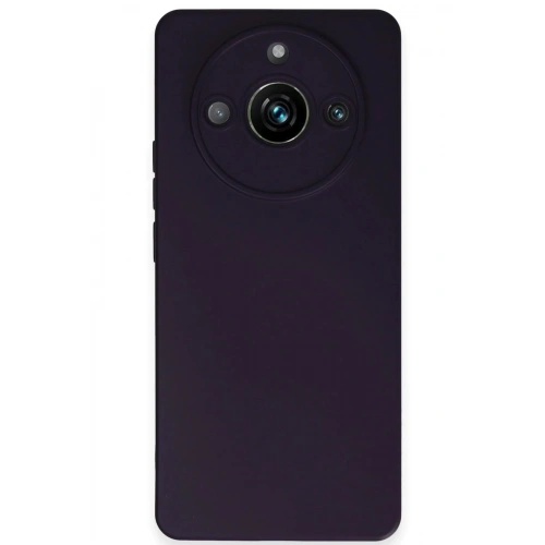 Mey İthalat®  Realme 11 Pro Kılıf Nano içi Kadife Silikon - Mor