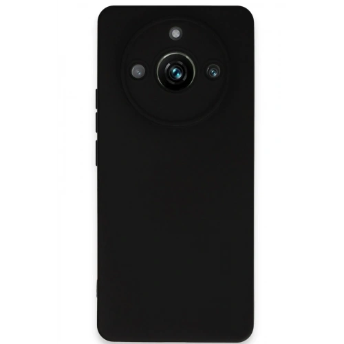 Mey İthalat®  Realme 11 Pro Kılıf Nano içi Kadife Silikon - Siyah