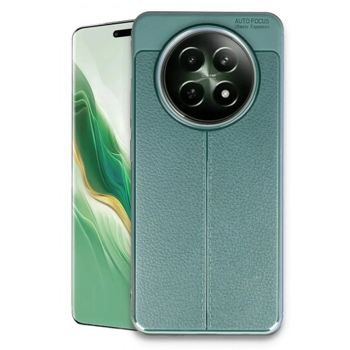 Mey İthalat®  Realme 12 5G Kılıf Auto Focus Kapak - Koyu Yeşil