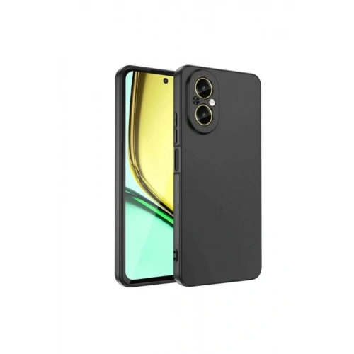 Mey İthalat®  Realme 12 Lite Kılıf First Silikon - Siyah