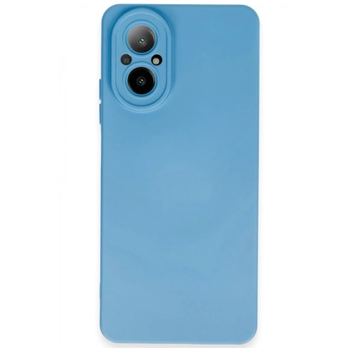 Mey İthalat®  Realme 12 Lite Kılıf Nano içi Kadife Silikon - Mavi